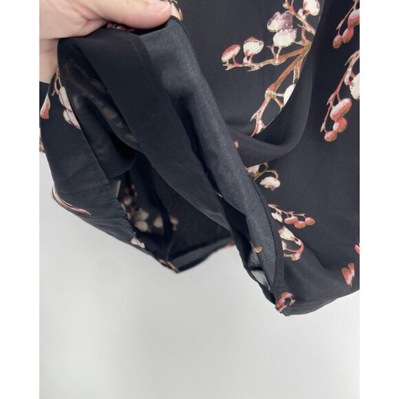 NWT MM Couture By Miss Me Chiffon Floral Bell Sleeve Dress Tie Back Sz M Boho - Picture 7 of 13